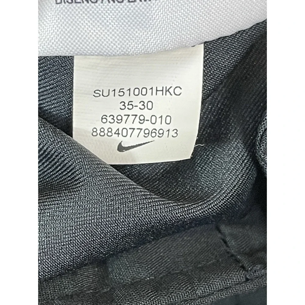 Nike Golf Pants Mens 35x30 Black‎ Tour Performance Dri-Fit Straight Leg Stretch